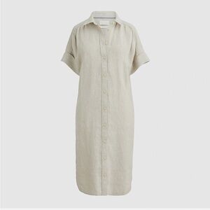 NWT J. Crew Baird McNutt Irish Linen Shirt Dress